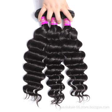 Wholesale Grade 9A 10A Full Cuticle Aligned Loose Deep Wave Thick Ends Mink Brazilian Virgin Human Hair
